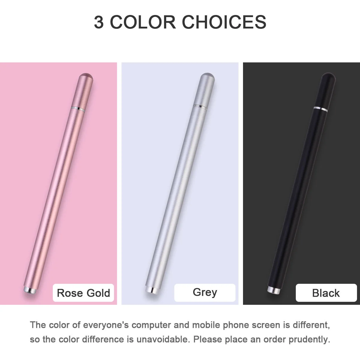 

Stylus Pen Durable Premium Touch Screen Compatible Capacitive Tablet Smartphone Compact Size Easy Carry Gift For Family Friends
