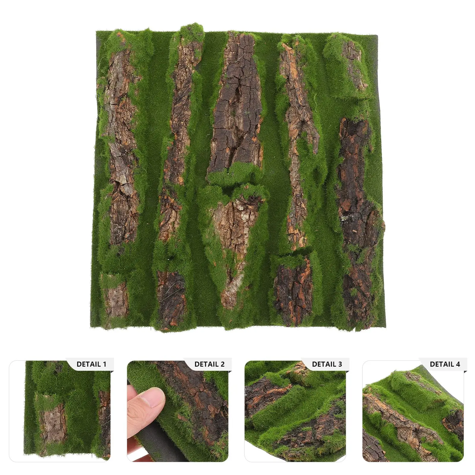 

Simulate Moss Bark Fake Plant Aquarium Background Aquarium Background Board Reptile Cage Artificial Simulated Bark Reptile Box