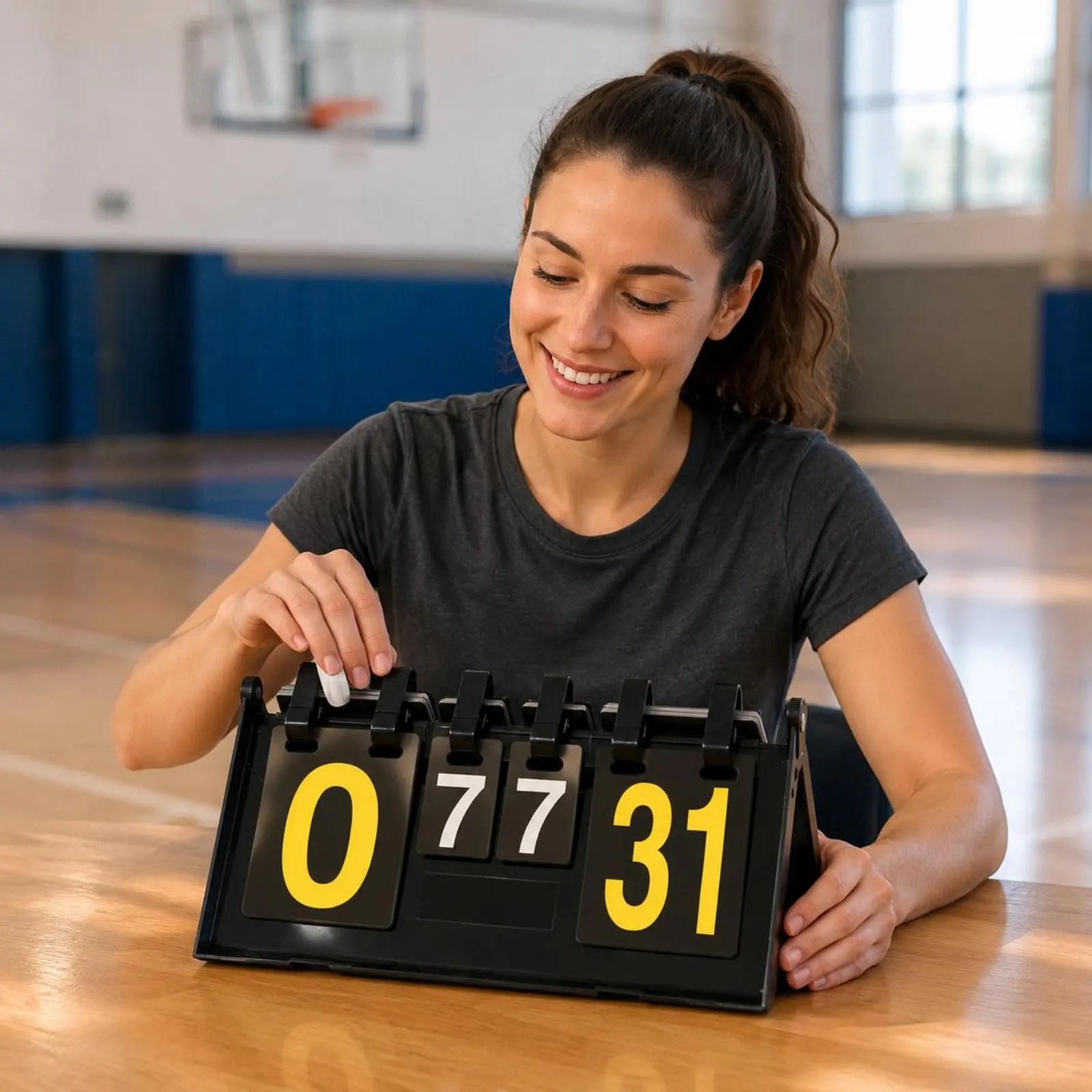 Flip Scorekeeper,Portable Scoreboard Baskeball Tennis Volleyball Scoreboard For Baskeball Multi-functional Sports Scoreboard - view 5
