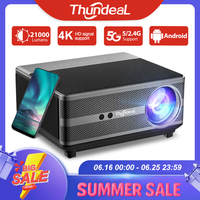 ThundeaL Full HD 1080P Projector TD98 WiFi LED 2K 4K Video Movie Beam TD98W Android Projector PK DLP Home Theater Cinema Beamer