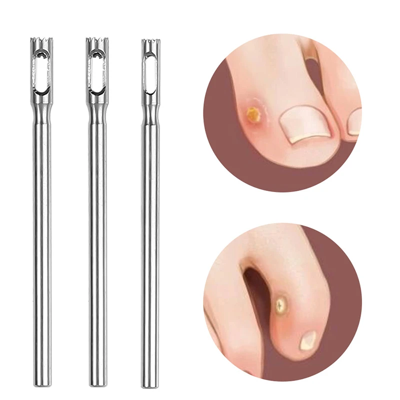 Stainless Steel Pedicure Drill Bit Callus Corn Remover Medicated Cuticle Cutter For Pedicure Drill Rotary Burr Bit Care Tool