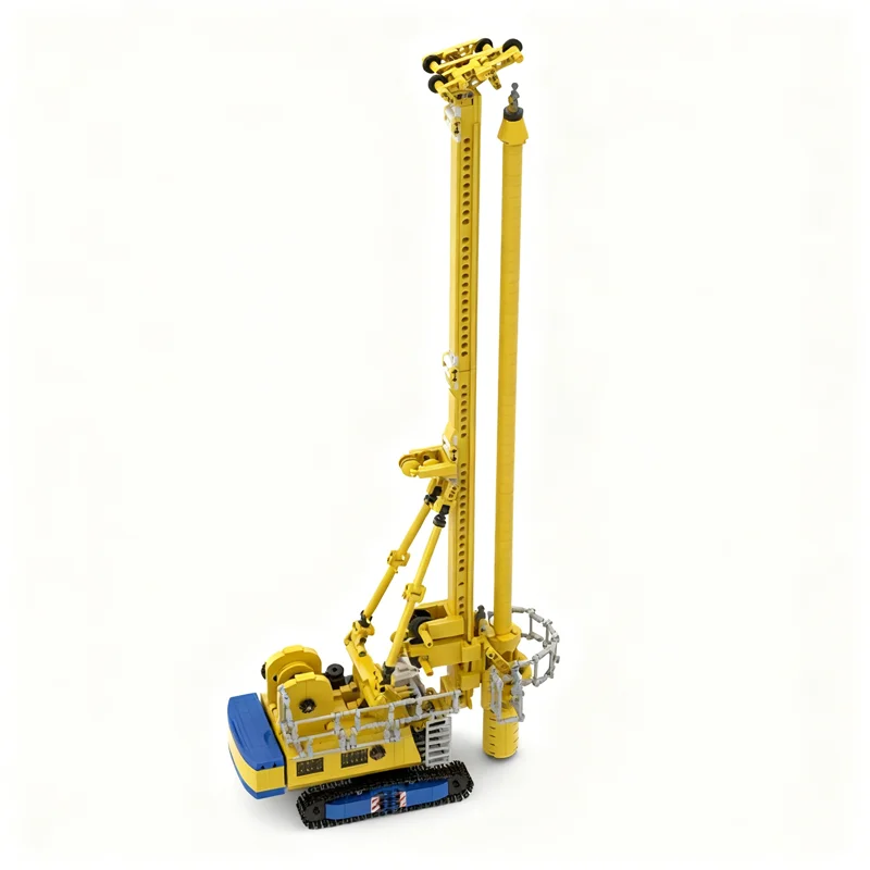 1472pcs MOC BAUER ROTARY DRILLING RIG Città Modello di Costruzione Building Blocks Regali Di Natale Idea Educazione Per Bambini Giocattoli di Mattoni