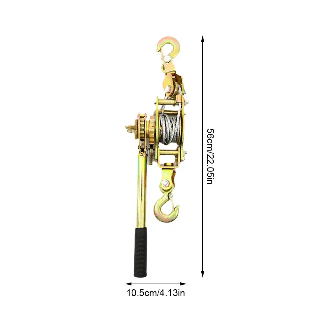 Rope Tightener Tensioner Cord Tightener Heavy Duty Lifting Pulley Manual Tensioner Wire Ratchet Tensioner Ratcheting Rope