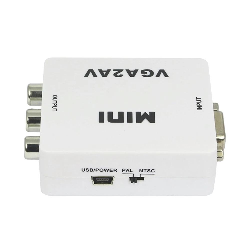 

VGA to Converter Adapter 1080P Video Audio Computer Composite VGA to Signal Transmitter Business