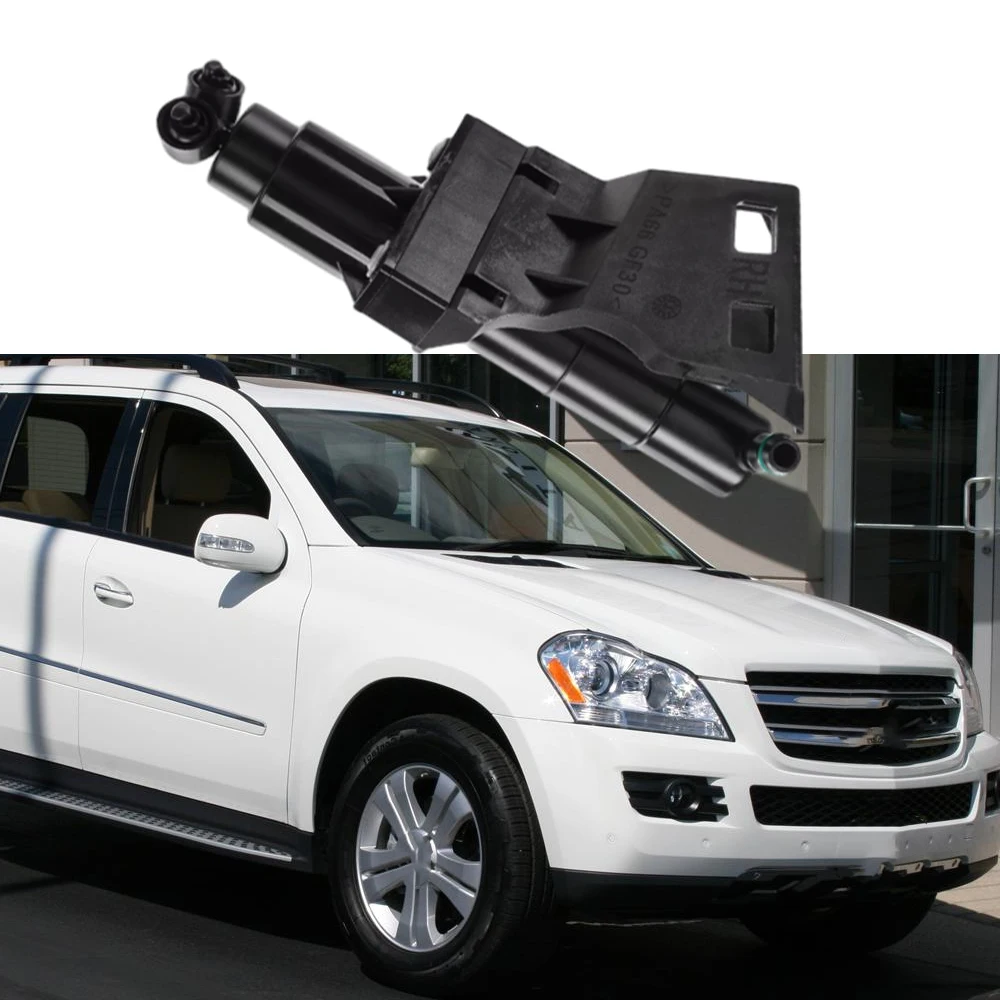 1pc Front Headlight Washer Nozzle Sprayer for Mercedes-Benz GL550 X164 V8 5.5L Sport Utility 2008-2012 1648600747 1648600847