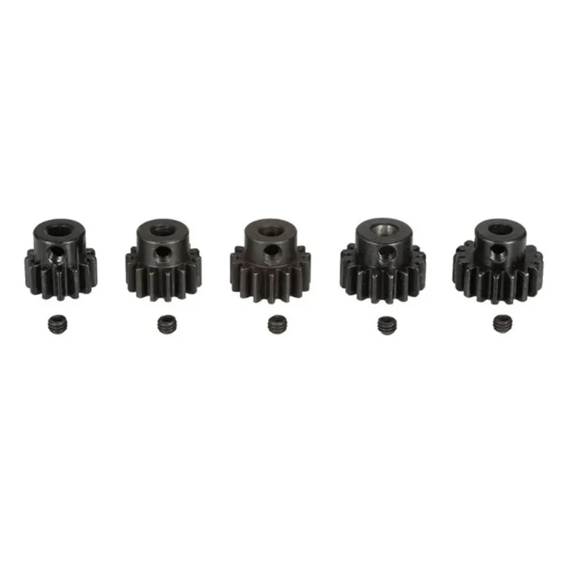 

5Pcs 8195 5mm M1 13T 14T 15T 16T 17T Pinion Motor Gear for 9116/V3 9020-V3 9021-V3 9203 1/8 Rc Car Parts