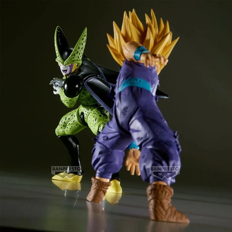 Bandai Original Banpresto Anime Dragon Ball Z Match Makers Gohan Cell PVC Action Figure Collectible Model Toy Gifts