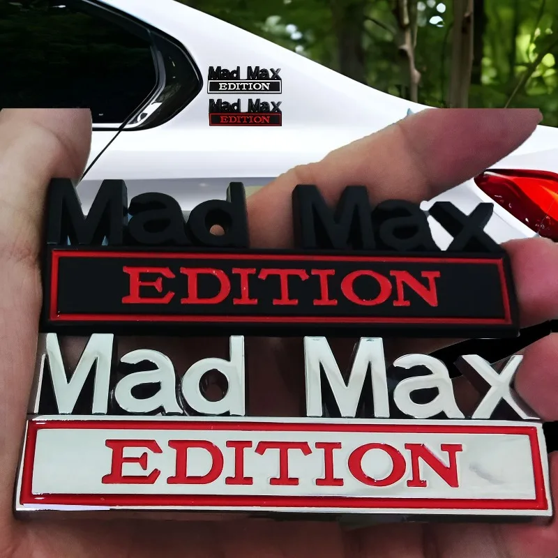 

Customize High-quality Modified Car Stickers Badges and Logos Mad Max EDITION Alloy Material