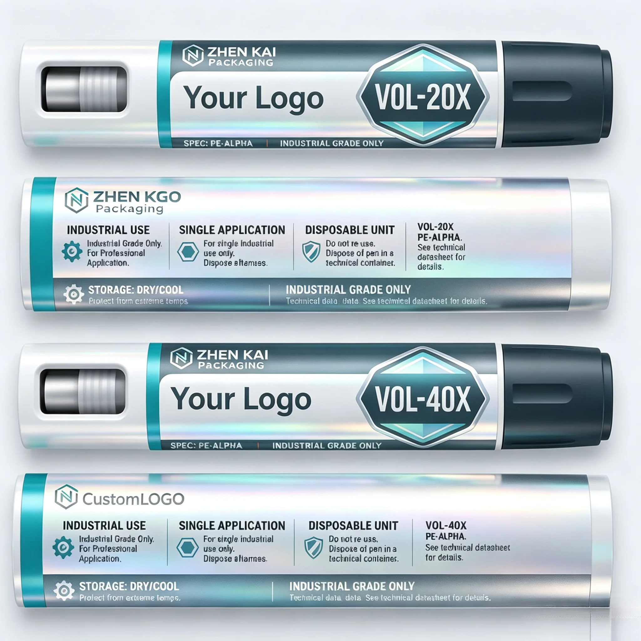 3ml Peptide Product Custom Label Stickers,Strong Adhesive Craft Labels for Peptide Injection Pen
