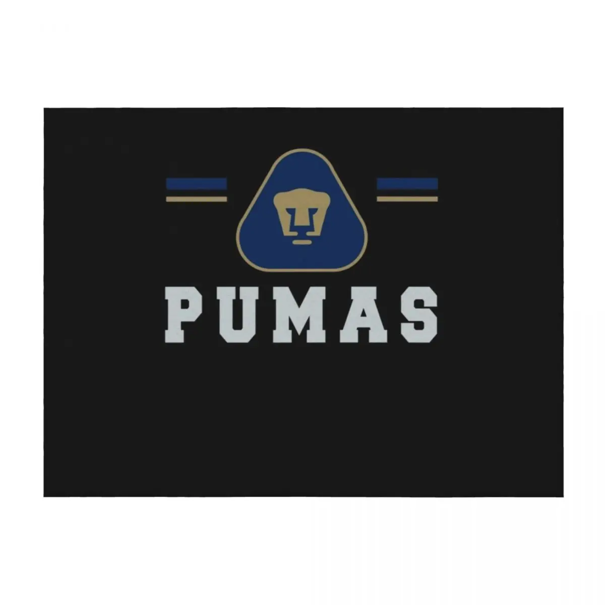 

Pumas Unam - Mexican Soccer Team Family Gifts Throw Blanket Soft Plush Plaid Beach Multi-Purpose Polar Blankets