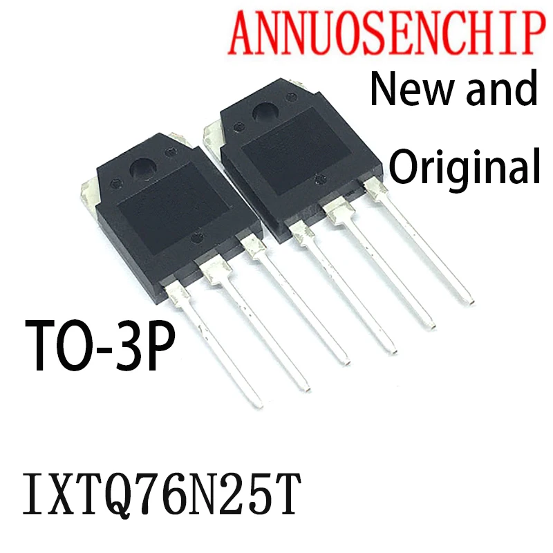 5PCS New And Original TO-3P IXTQ76N25 TO3P 76N25 250V 76A IXTQ76N25T