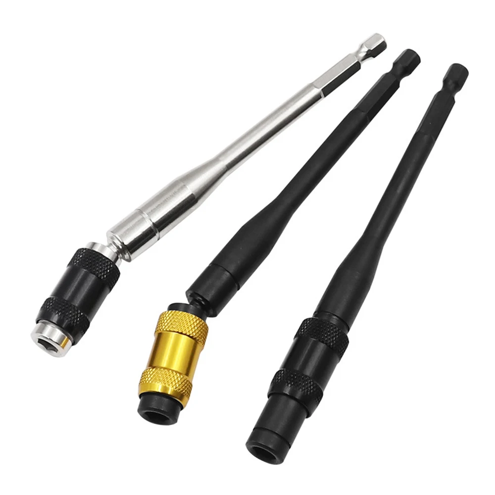 1/4 "codolo esagonale punta di conversione a sgancio rapido supporto per asta di prolunga utensili manuali punte per cacciavite guida di azionamento vite punta per trapano 145mm