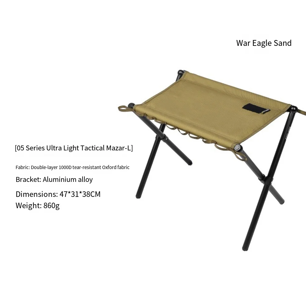 

Outdoor Portable Chair Lightweight Folding Stool for For camping and Hiking Aluminum Frame with Comfortable Design