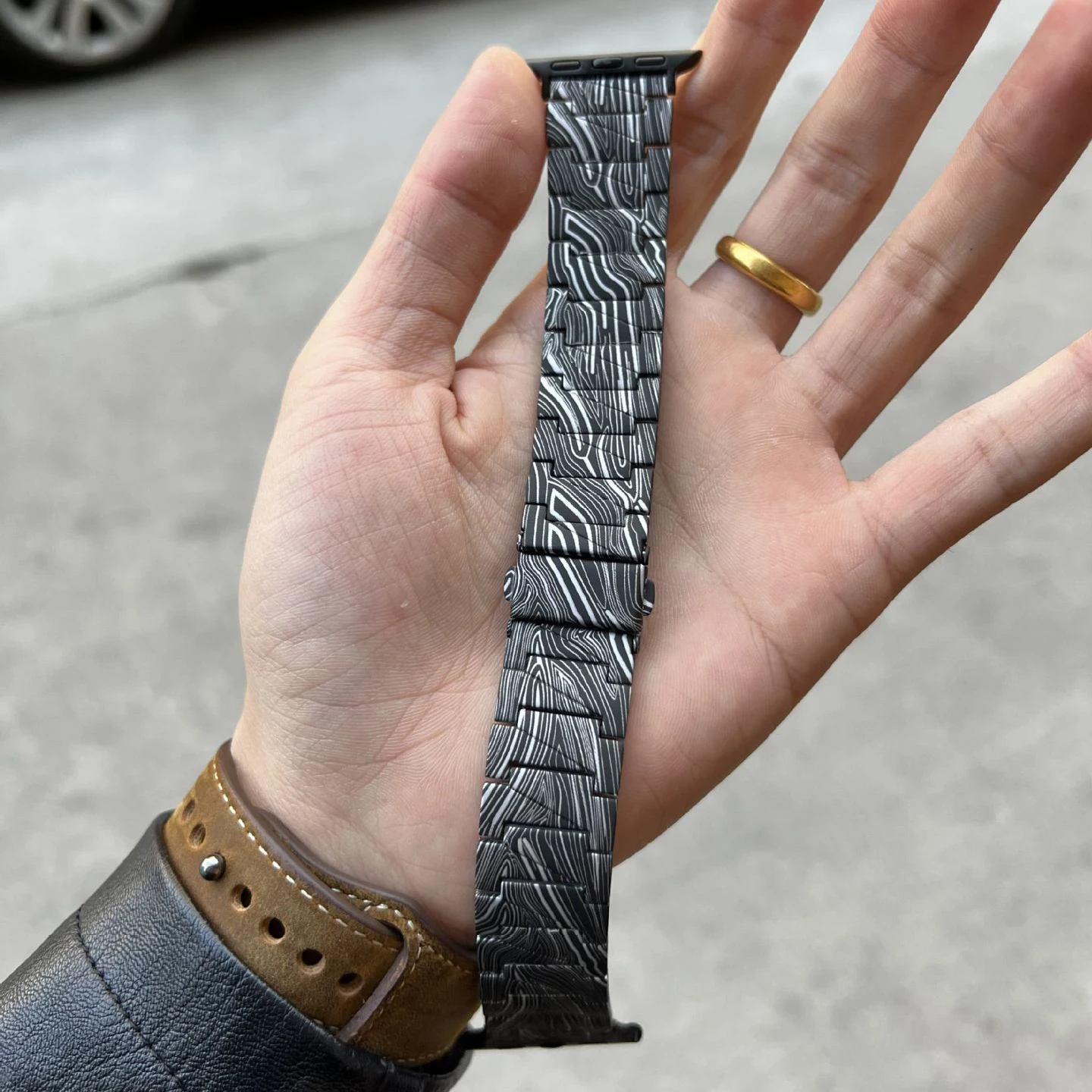 Carbon Fiber Pattern Strap for Apple Watch ultra Band 49mm 8 7 6 5 4 Se 45mm 41mm 44mm 40mm Bracelet Iwatch Series 3 42mm 38mm