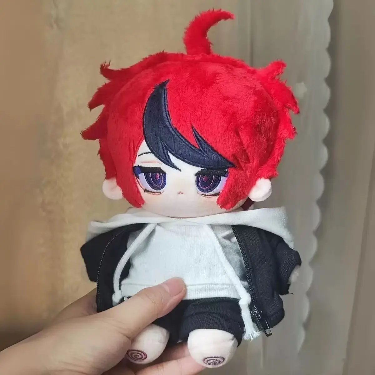 20CM 더 헌드레드 라인 스미노 타쿠미 코스프레 봉제인형 바디 만화 드레스업 면 인형 의류 봉제완구 크리스마스 선물