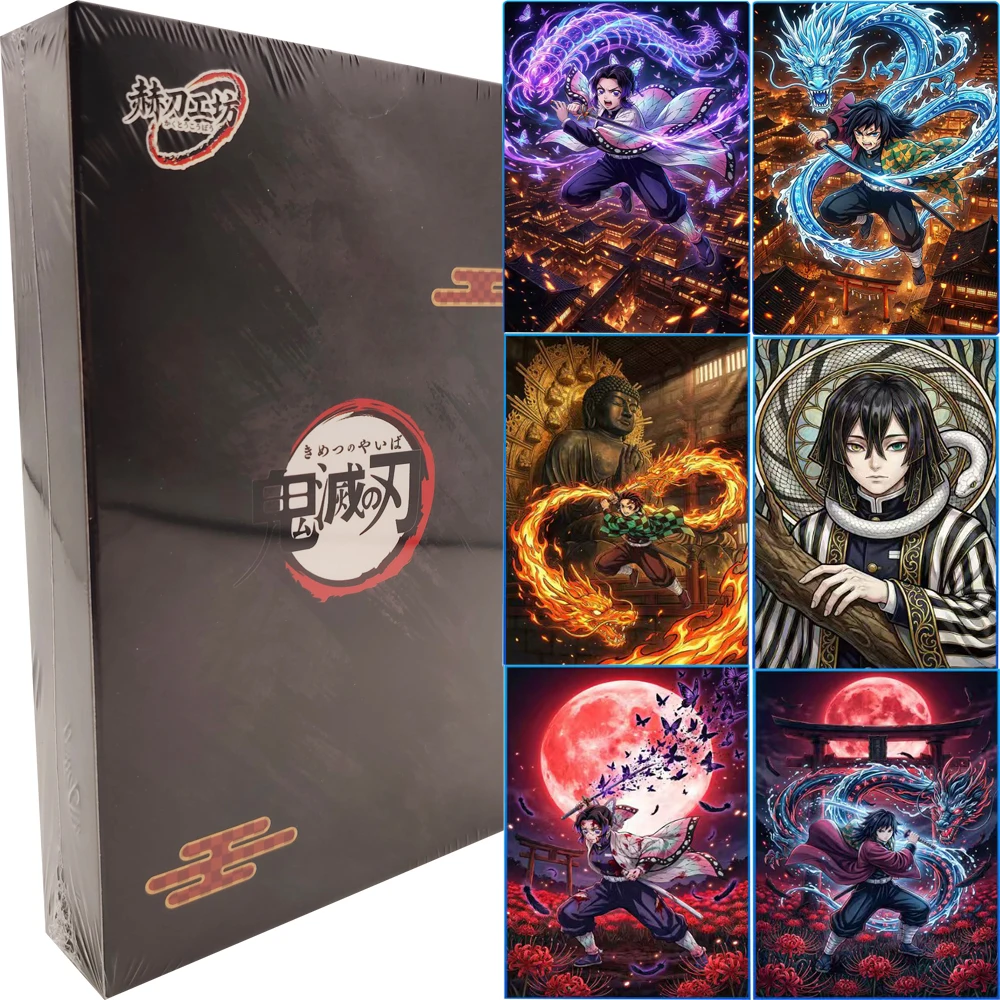 

Demon Slayer Color Paper Card Exquisite Design Character Limited Edition Card Battle Adventure Anime Peripheral Birthday Gifts