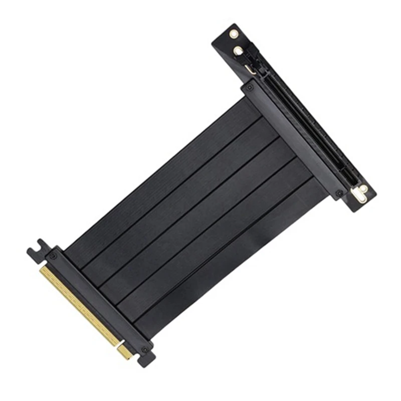 

AV-Pcie 4.0 X16 Extension Cable 200Mm 180° Flexible Pcie Connector Extension Cable