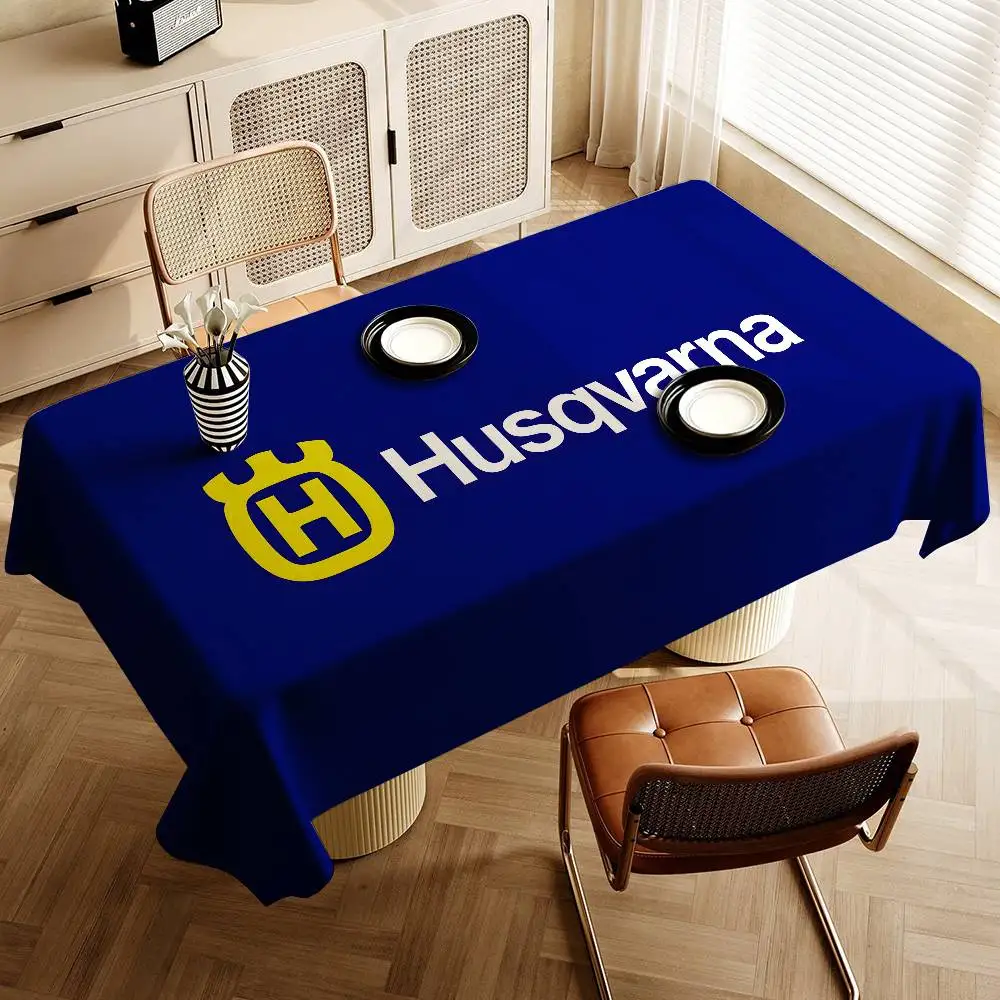 H-Husqvarna T-Tools Tablecloth Waterproof Stain Resistant Party Decoration Restaurant Cafe Dining Table Tablecloths 90X140cm