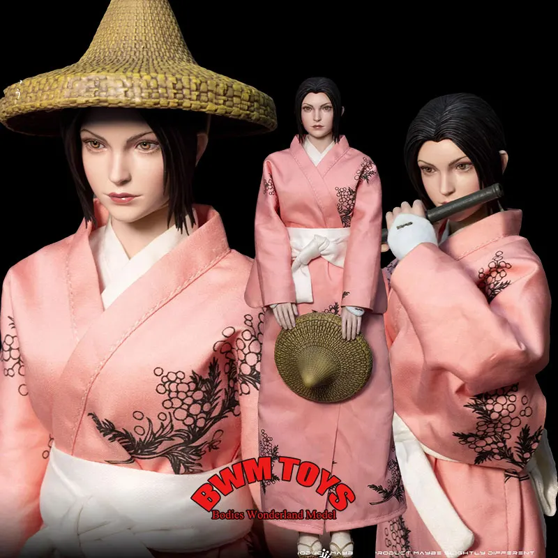 

ZGJKtoys JK-007 1/6 Scale Kimono Ronin Atong Japanese Ronin Series Female Soldier 12Inches Full Set Action Fgure Doll Collection