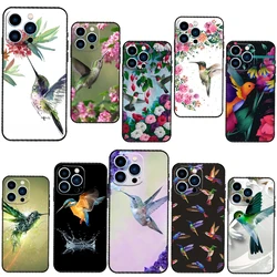 Hummingbird Case For iPhone 11 14 15 16 Plus Soft Phone Cover For iPhone XR X XS 12 13 Pro MAX Mini