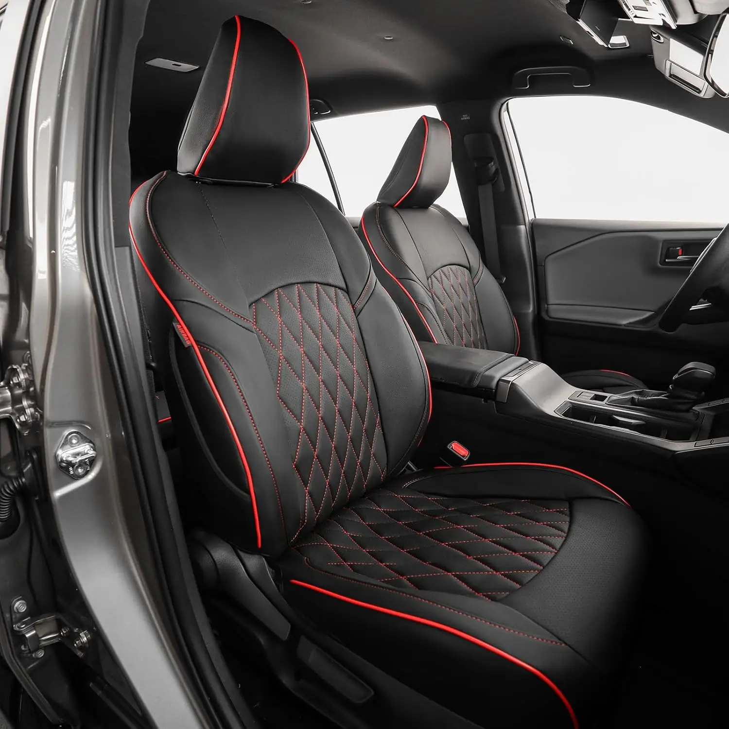 EKR Car Seat Covers Custom Fit for Toyota Rav4 (Hybrid) 2026 LE/XLE Premium/SE/XSE/Woodland/Limited Full Set Leather Car Seat Cover for SUV