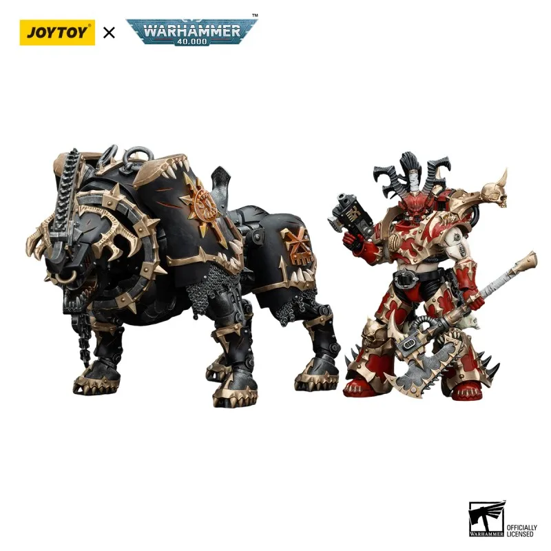 Joytoy Warhammer 40k World Eaters Lord Invocatus 1/18 Action Figure 30cm Anime Figurine Collectable Toy Gift Decor Figurine