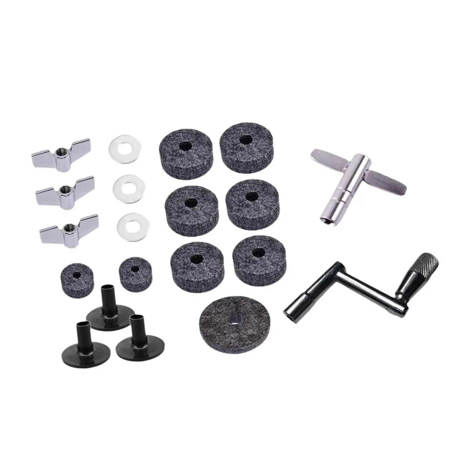 Drum Pads Replacement Accessory Cymbal Stand Wing Nuts Set for Drums Accessories Floor Damping