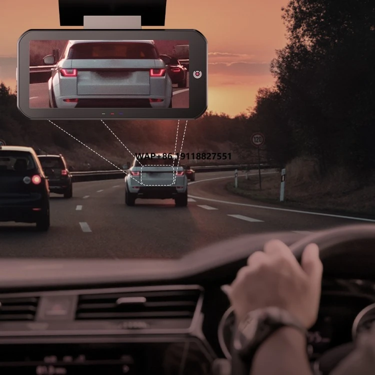 AKY-EYES  Ai 2k G- 3 Lens Adas Starvis 2 Rear View Mirror for Car With Dash Cam