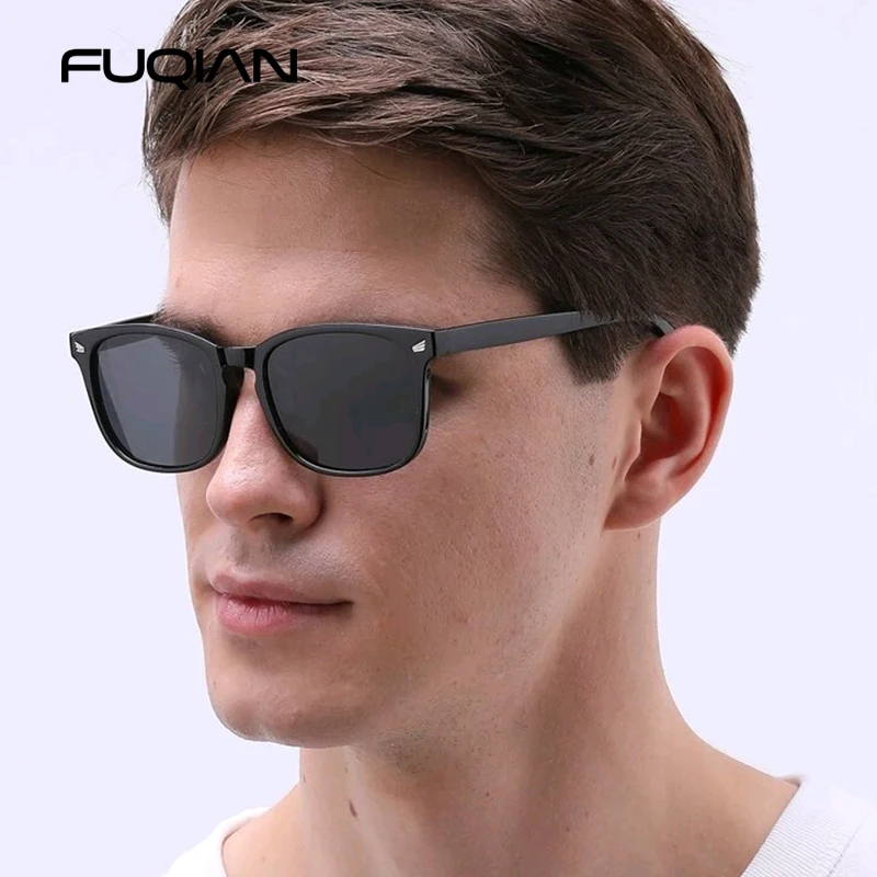 Classic Square Polarized Sunglasses Men Women Fashion Wing Sun Glasses Vintage Driving Shades Anti-glare Outdoor Eyewear UV400