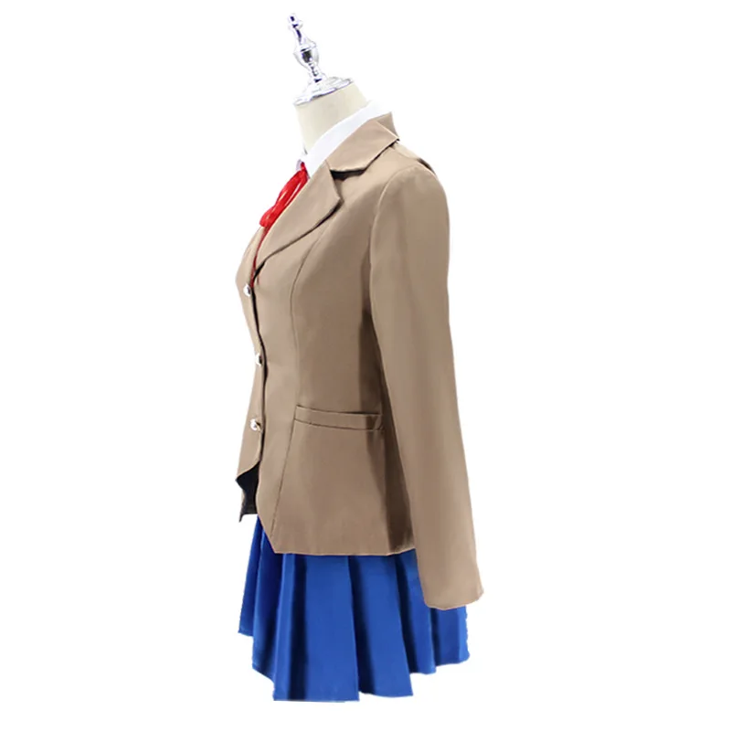 أزياء أنيمي دوكي دوكي الأدب نادي مونيكا التأثيرية سايوري يوري ناتسوكي أزياء الهالوين للنساء ملابس فيستدو #4