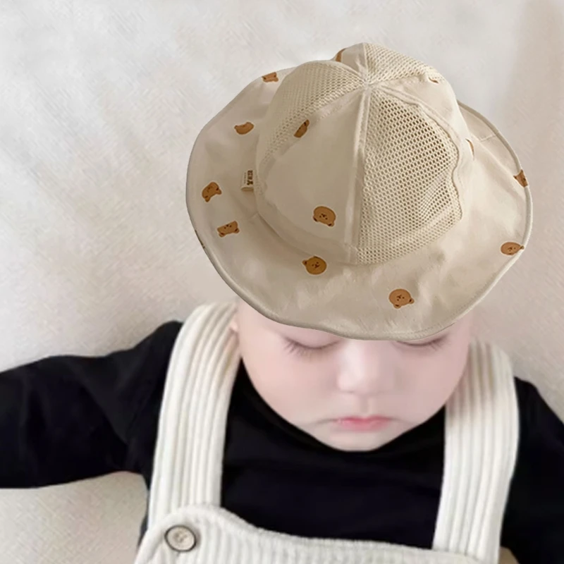 

Fashionable Infants Fisherman Hat Baby Basin Caps Sun Protections Hats Unisex