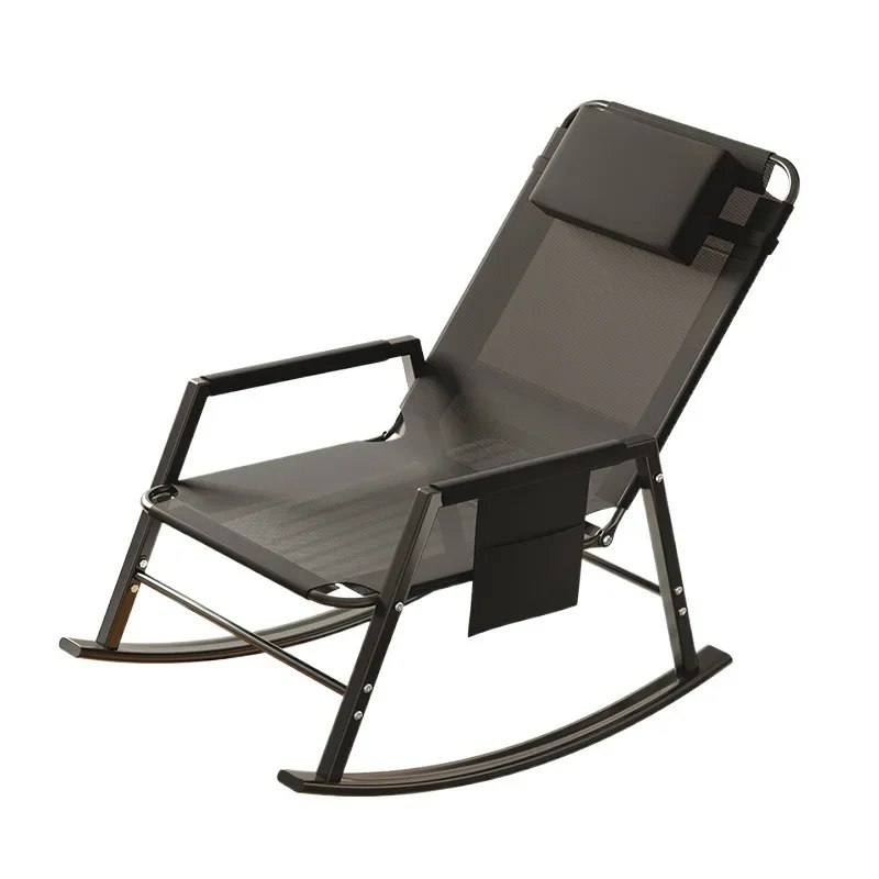 Lazy sofa can sit and lie down Rocking chair Sturdy nap folding recliner