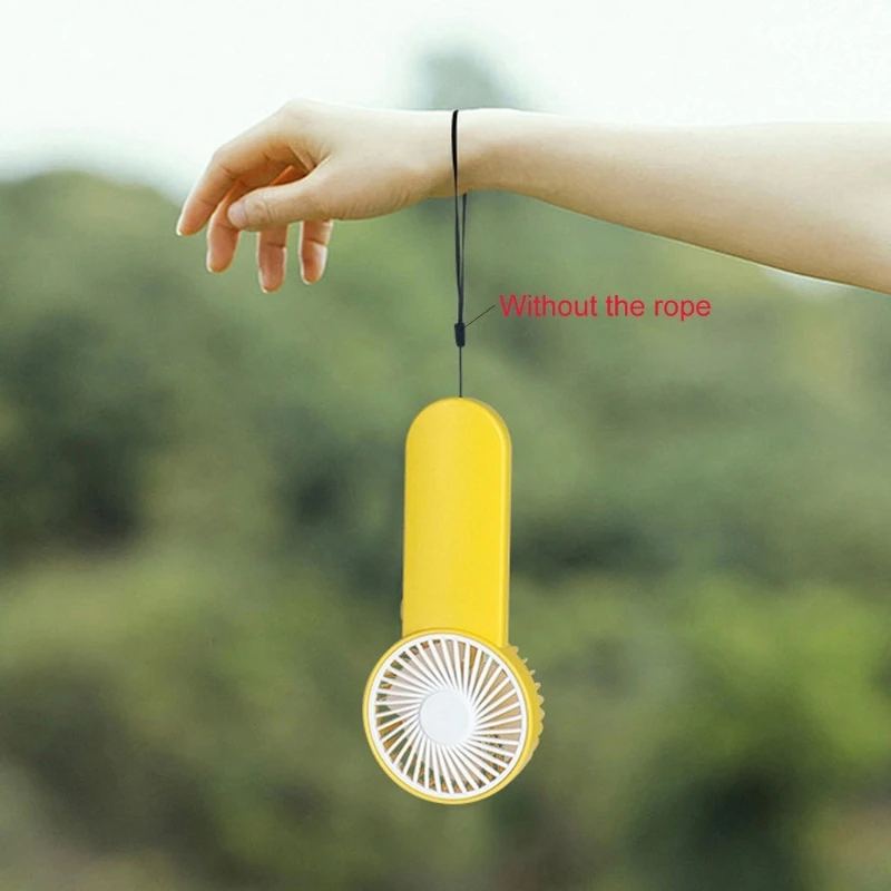 Portable Mini Handheld Fan 2pcs AABattery Powered for Home and Travel Camping Fans Summer Cooler Gift Multicolor