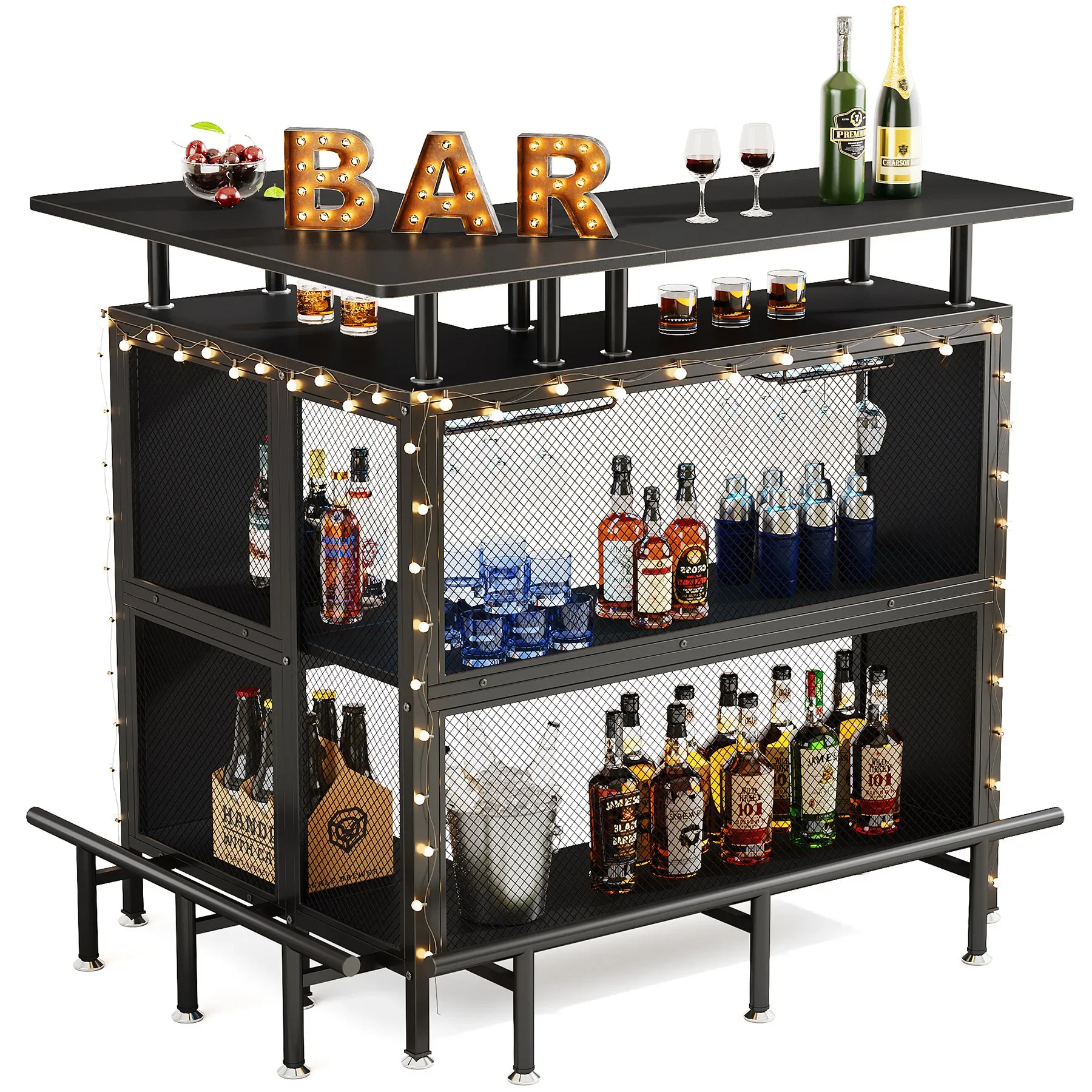

Household bar table, industrial style narrow table, milk tea shop bar, high table, commercial integrated bar