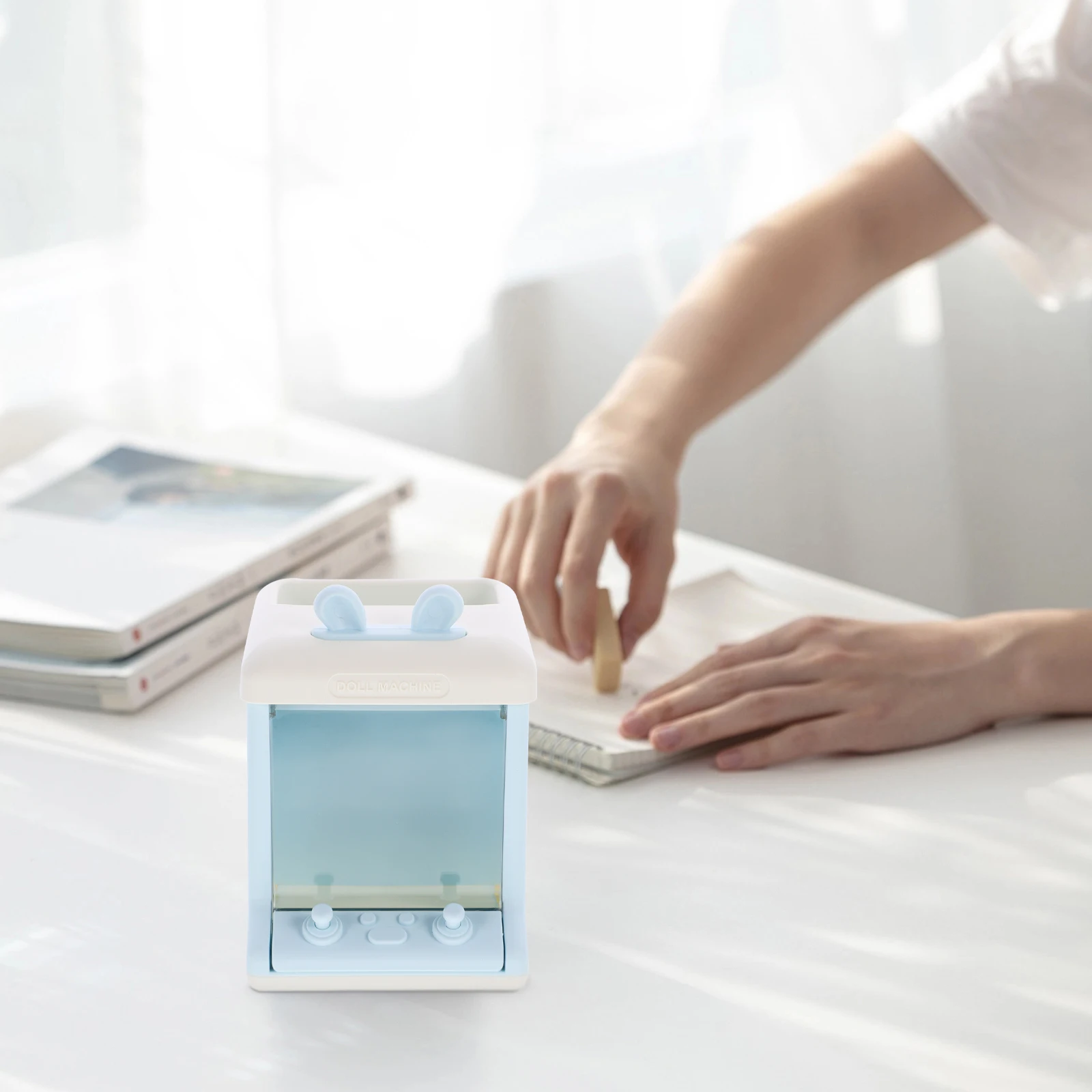 

Sturdy ABS Pen Holder Storage Organizer Desk Container Rack for Stationery Office Non-Slip Large for Desk