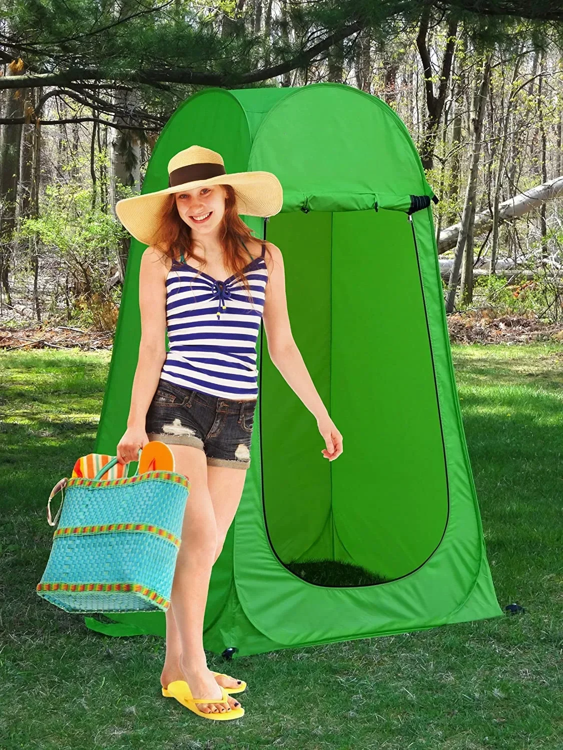 Instant Portable Outdoor Camping And Beach Shower Tent, Pop Up Pod, Changing Room Privacy Tent, Carry Bag, Easy Set Up