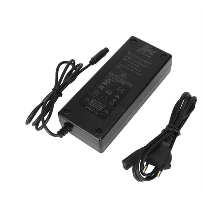 Scooter 54.6V 2A Charger for A1 Electric Scooter Battery Charger Replace Spare Parts EU PLUG  -Miuai】