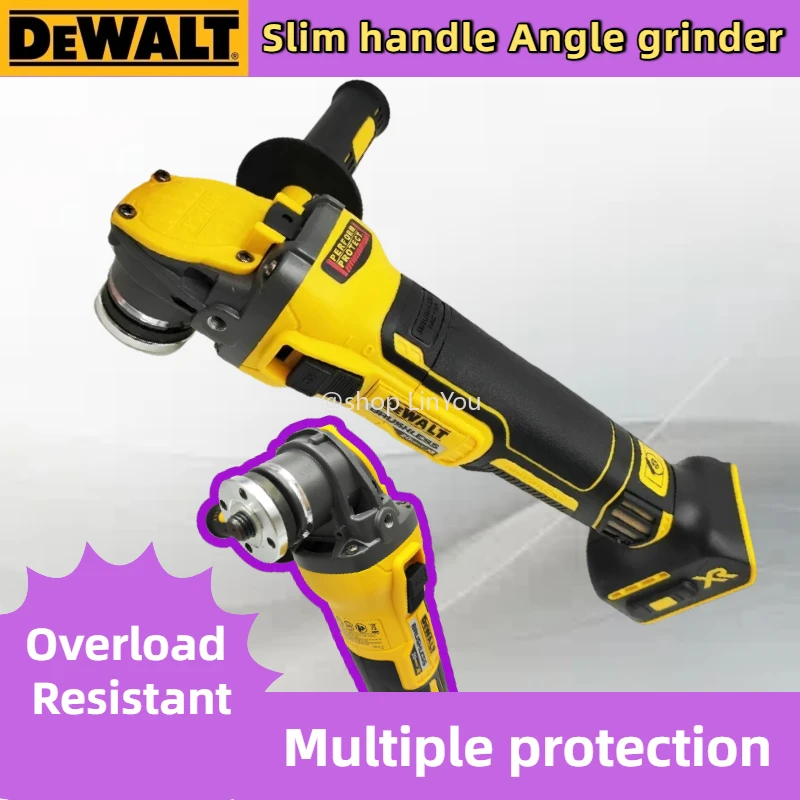 Szlifierka kątowa DEWALT DCG409 20V akumulatorowa bezszczotkowa, narzędzie do cięcia, 125mm, przenośna polerka akumulatorowa