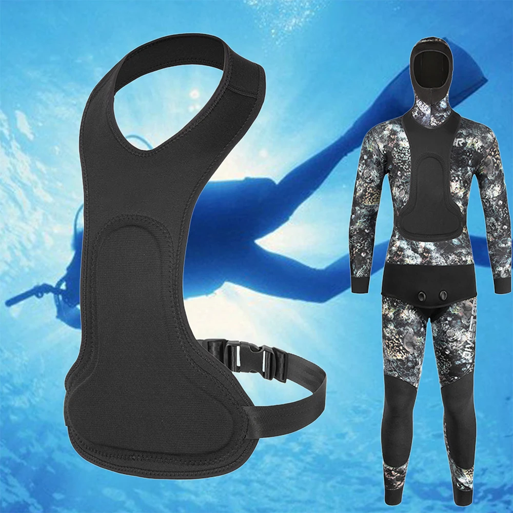 Chest Loading Pad 8mm Diving Breast Vest Pad Women Men Underwater Suit Protector Cushion for Fishing Hunting Water Sports