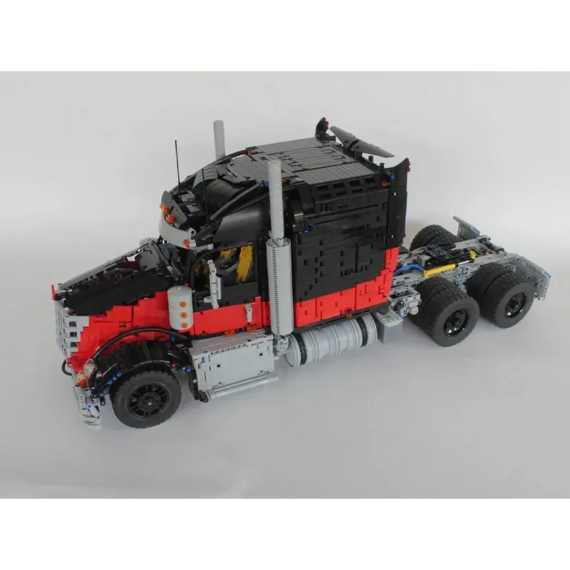 MOC-9788 elétrico rc transporte de carga caminhão bloco de construção modelo 5779 peças menino aniversário educação blocos de construção brinquedo presente