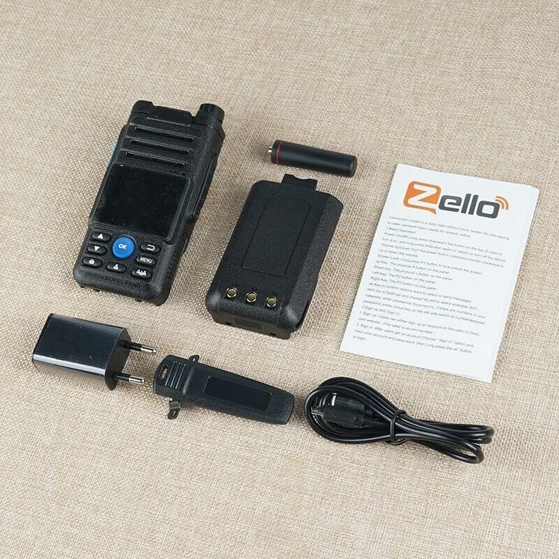 POC Radio Walkie Talkie Wifi Bluetooth 2G/3G/4G Radio For Zello Real-ptt