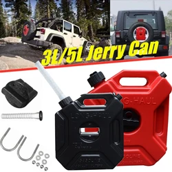 Tanques de combustível para carro, latas de gasolina, Jerry Can, Mount Motocicleta Jerrycan, Gás Can, Gasolina Oil Container, BMW ATV e SUV, 3 L, 5L