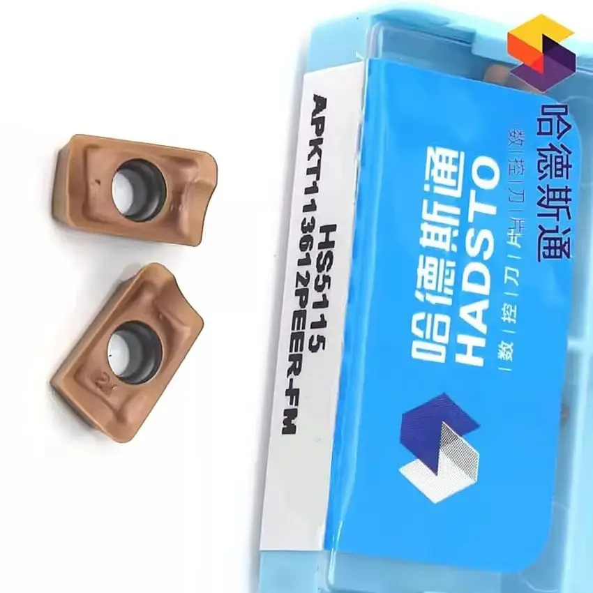 

APKT113612PEER-FM HS5115 APKT113612 HADSTO CNC carbide insert Milling insert For High hardness Steel, Stainless steel, Cast iron