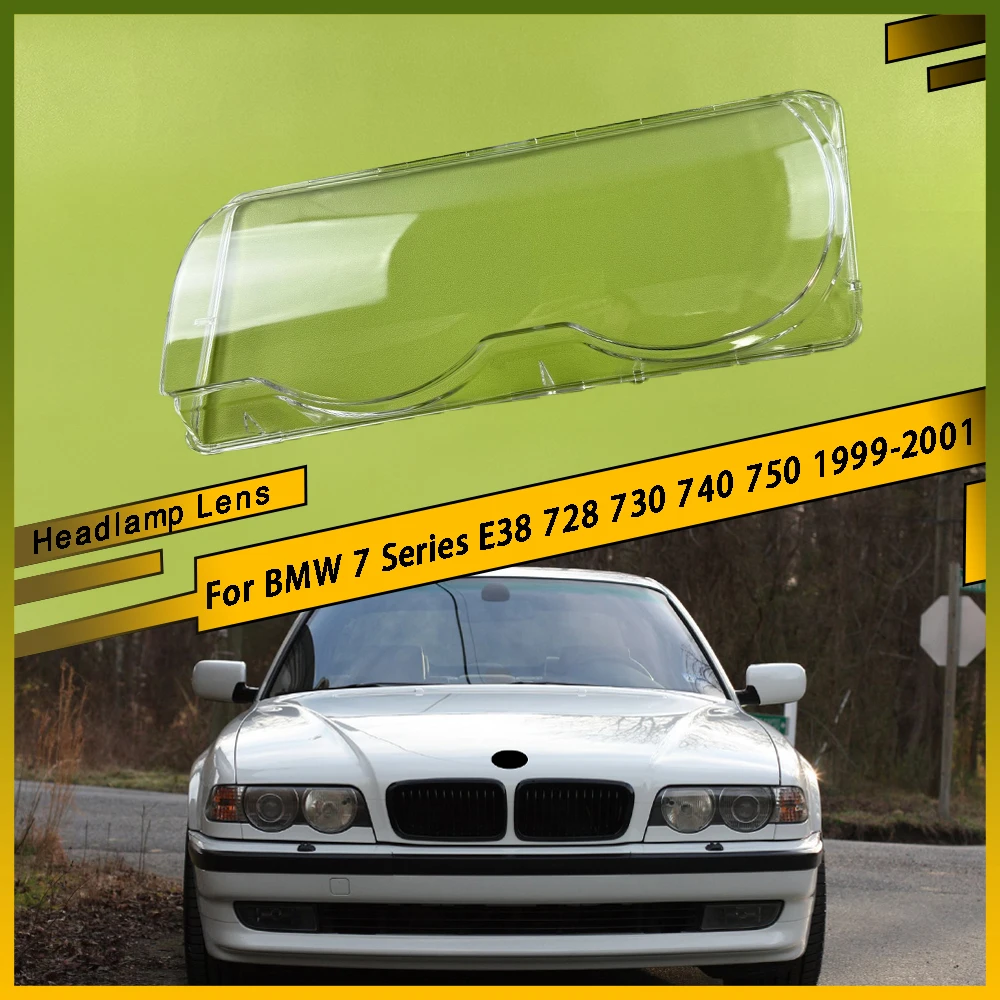 

Accessoire Voitures Car Lights Shell Headlight Headlamp Lens Covers For BMW 7 Series E38 728 730 740 750 1999 2000 2001