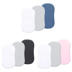 Sábanas de Moisés transpirables para bebé, sábanas de Moisés ajustables extraíbles, cubierta de alfombrilla para cambiador para cuna de recién nacido, 3 piezas