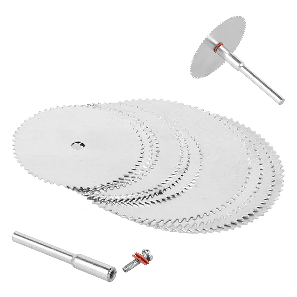 10 Chiếc 22/25/32Mm Mini Đĩa Cắt Nhỏ Lưỡi Tròn Dụng Cụ Dremel Rotary Nhựa Gỗ dao Cắt