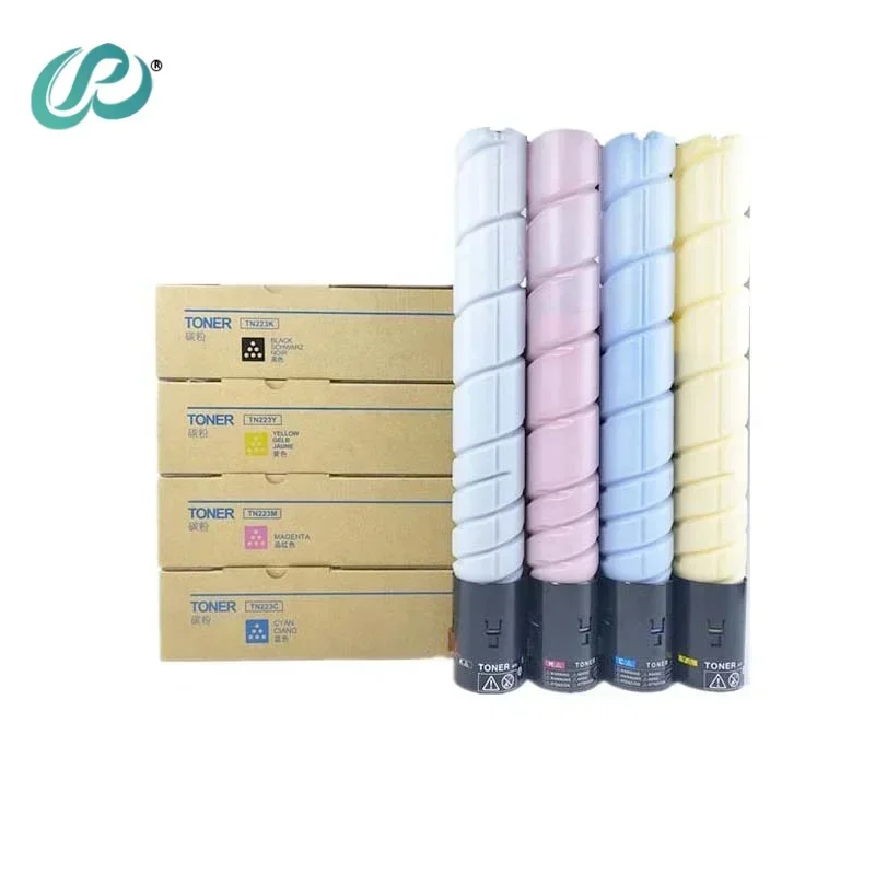 4PCS/Set TN223 TN224 High Quality Toner Cartridge CMY110g  for Konica Minolta Bizhub C226 C256 C266 C7222 C7226 Toner Powder