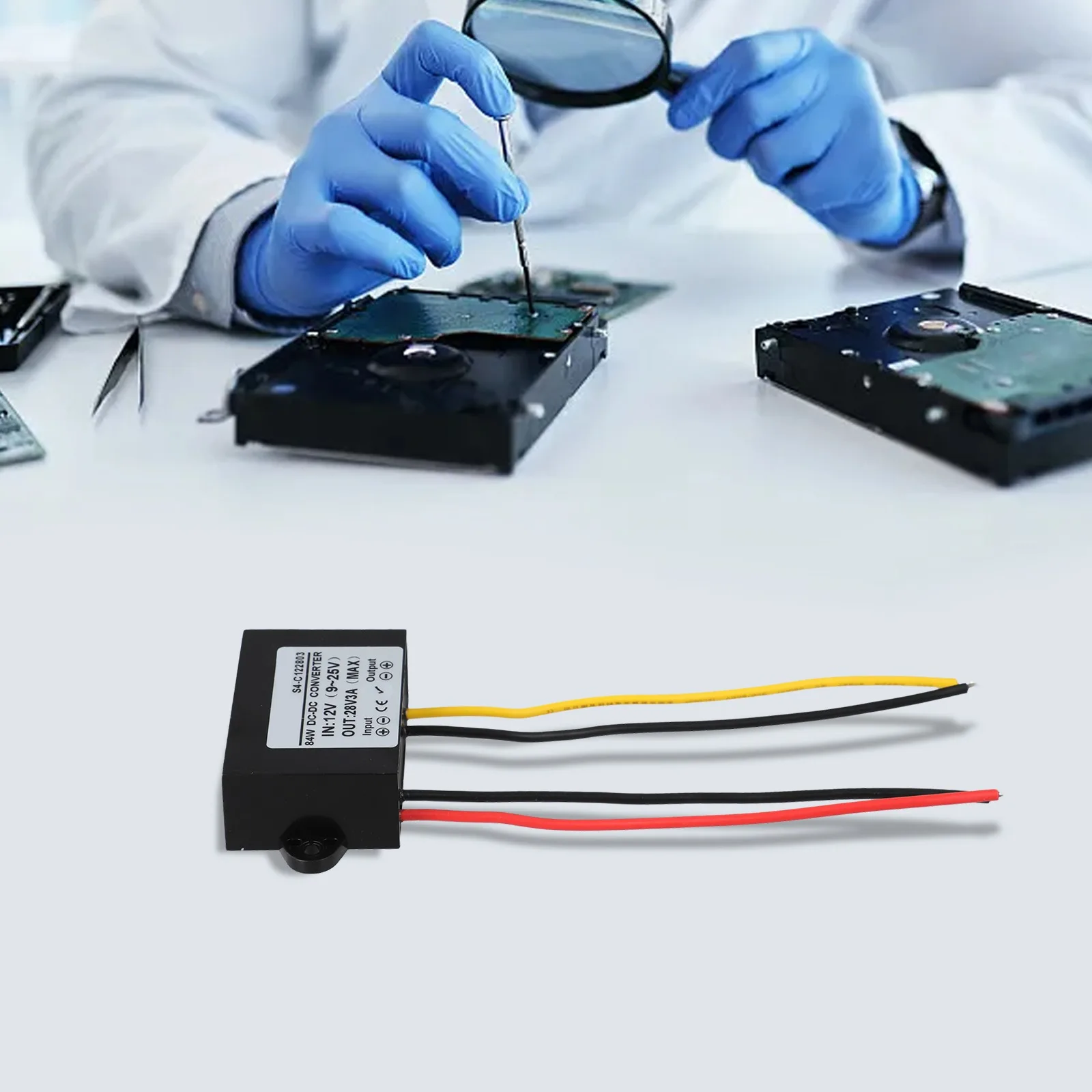 Industrial Grade Step Up Converter Converts DC Voltages with Smart Protection Against Overheating and Short Circuits