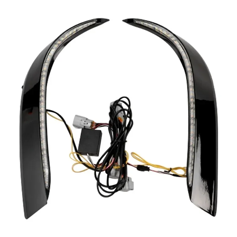 

Подходит для Crown Land, специальные светодиодные дневные ходовые огни, стример, передние противотуманные фары, внешняя модификация указателя поворота