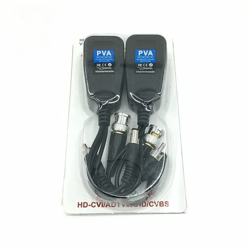 3 and 1 Transmitter, Double Twisted Pair Power Supply /video/ and Audio, HD, TVI / CVI /AHD, Coaxial, RJ45 CCTV Balun, 1 Pair